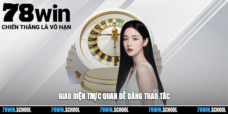 Giao diện rõ ràng, dễ thao tác, giúp người chơi dễ dàng làm quen